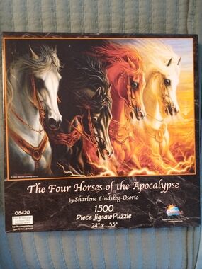 The Four Horses Of The apocalypse 1500 Piece Puzzle